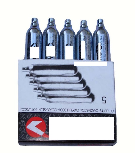 CO2 làm kem, 12g, không ren, G.A.M.O, 6mm