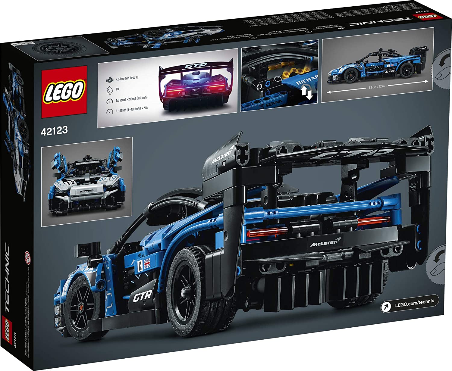 [HAPPY BRICKS] - LEGO  TECHNIC - 42123 - MCLAREN SENNA GTR