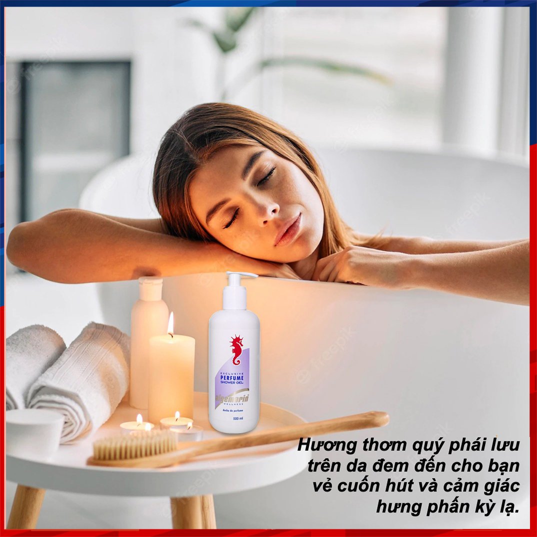 [CHÍNH HÃNG] Sữa tắm cá ngựa Algemarin Wellness Perfume Shower Gel