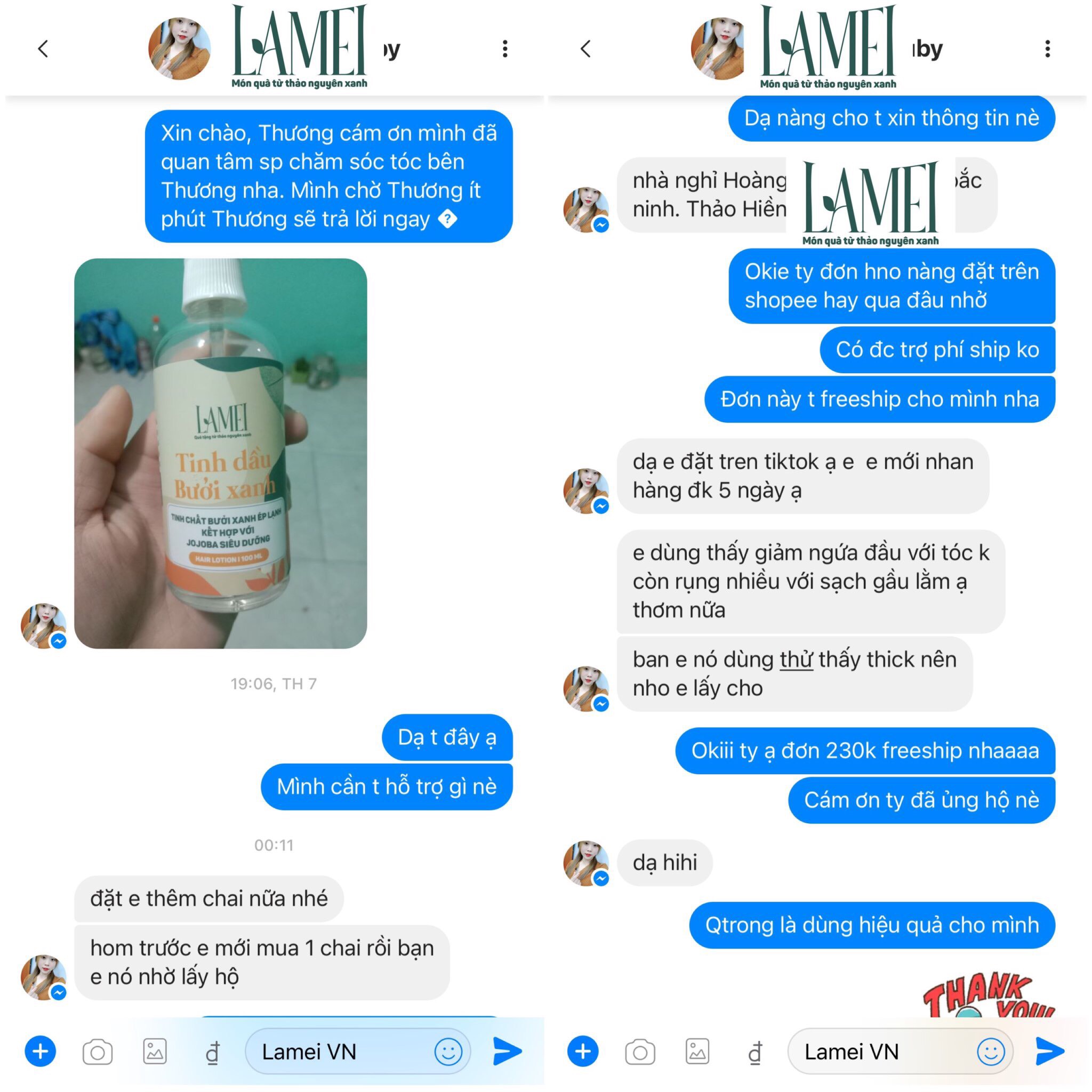 Dầu Gội Diệp Mộc 500ml Lamei Mọc Tóc Tóc Chắc Khoẻ