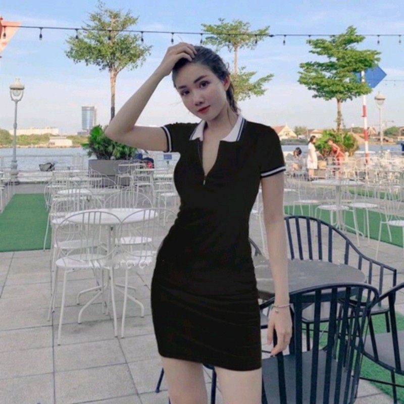 ĐẦM BODY CỔ SƠ MI - VÁY BODY - ĐẦM NỮ SIÊU ĐẸP