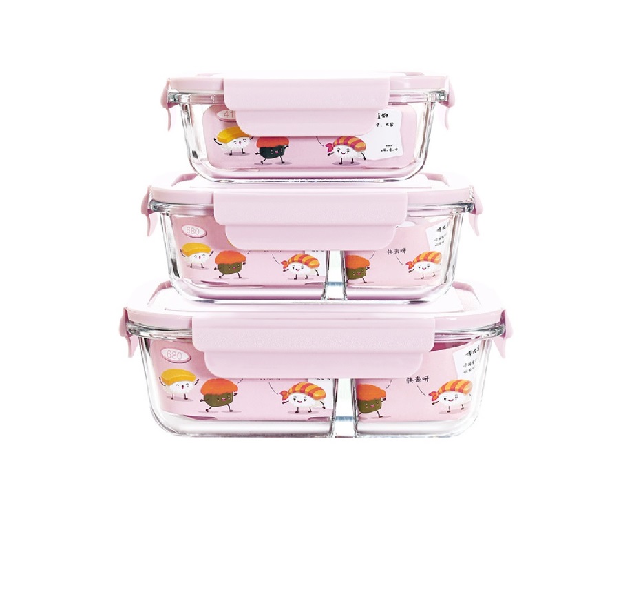 [HCM]hộp cơm thủy tinh - hộp đựng cơm thủy tinh