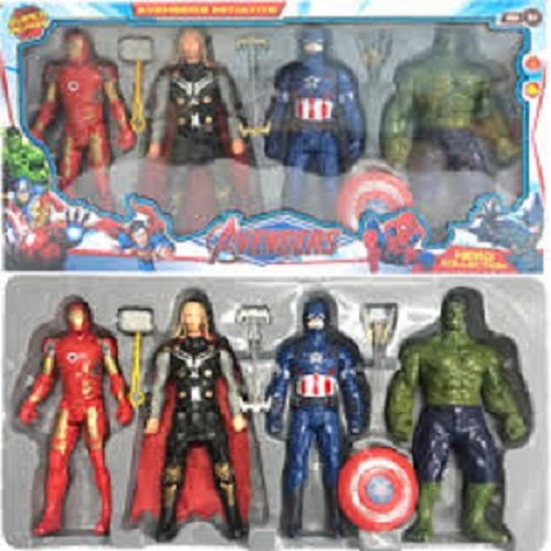 Đồ chơi siêu nhân anh hùng có đèn loại to (cao 30cm), DO CHOI SIEU NHAN ANH HUNG CO DEN (LOẠI ĐẠI)