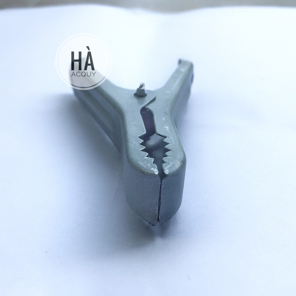 10 Pairs of Gray Battery Clips Lk 30A - 7cm