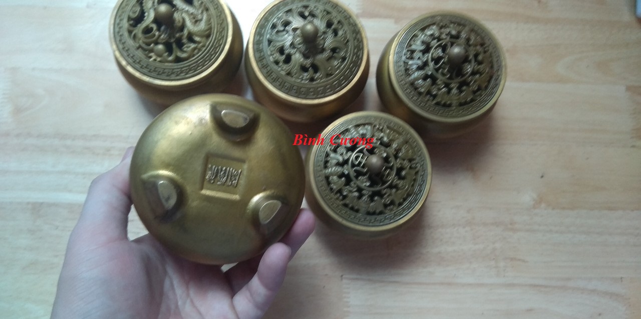Lư xông trầm đồng nguyên chất