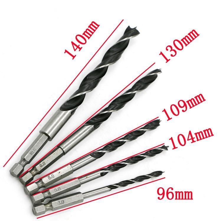Bộ 5 mũi khoan gỗ có đầu định tâm