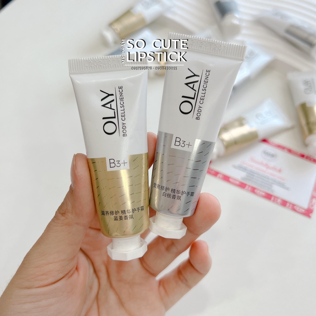 Kem dưỡng ẩm trắng da cho tay Olay tuýp 10ml