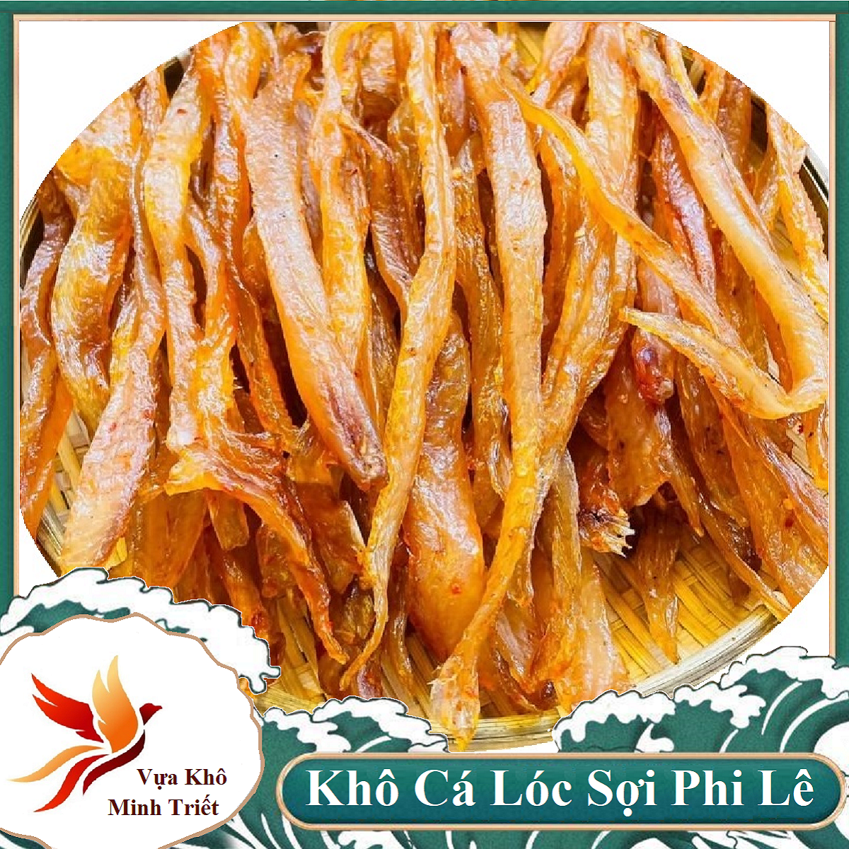 Khô cá lóc sợi , khô cá lóc đồng tháp không xương- vựa khô minh triết