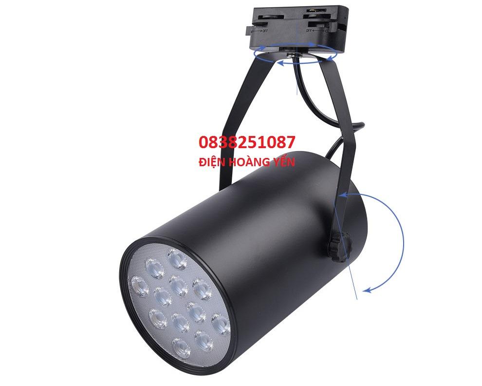 [HCM]Bộ 3 đèn RAY chiếu rọi led 12W 220v R12WD (Tặng kèm một thanh RAY dài 1M)