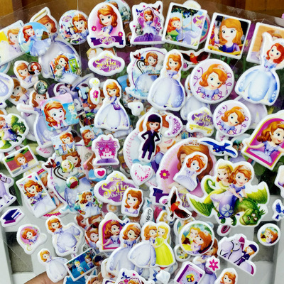 Sticker hoạt hình in nổi 3D.Miếng dán sticker cho bé