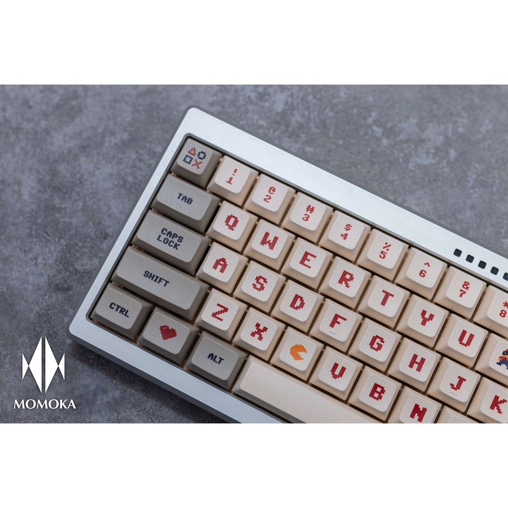 Set Keycap XDA GAMEBOY 145 Phím cân các layout 61,64,68,78,84,96,980,104,108