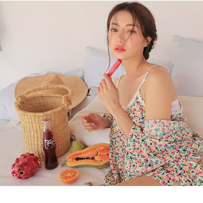 [HCM]Son 3CE Soft Lip Lacquer Shawty – Hồng tươi