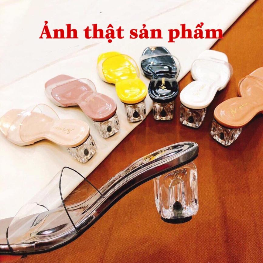 Guốc sadall cao gót quai trong siêu hot 5cm - mã 409 giá rẻ