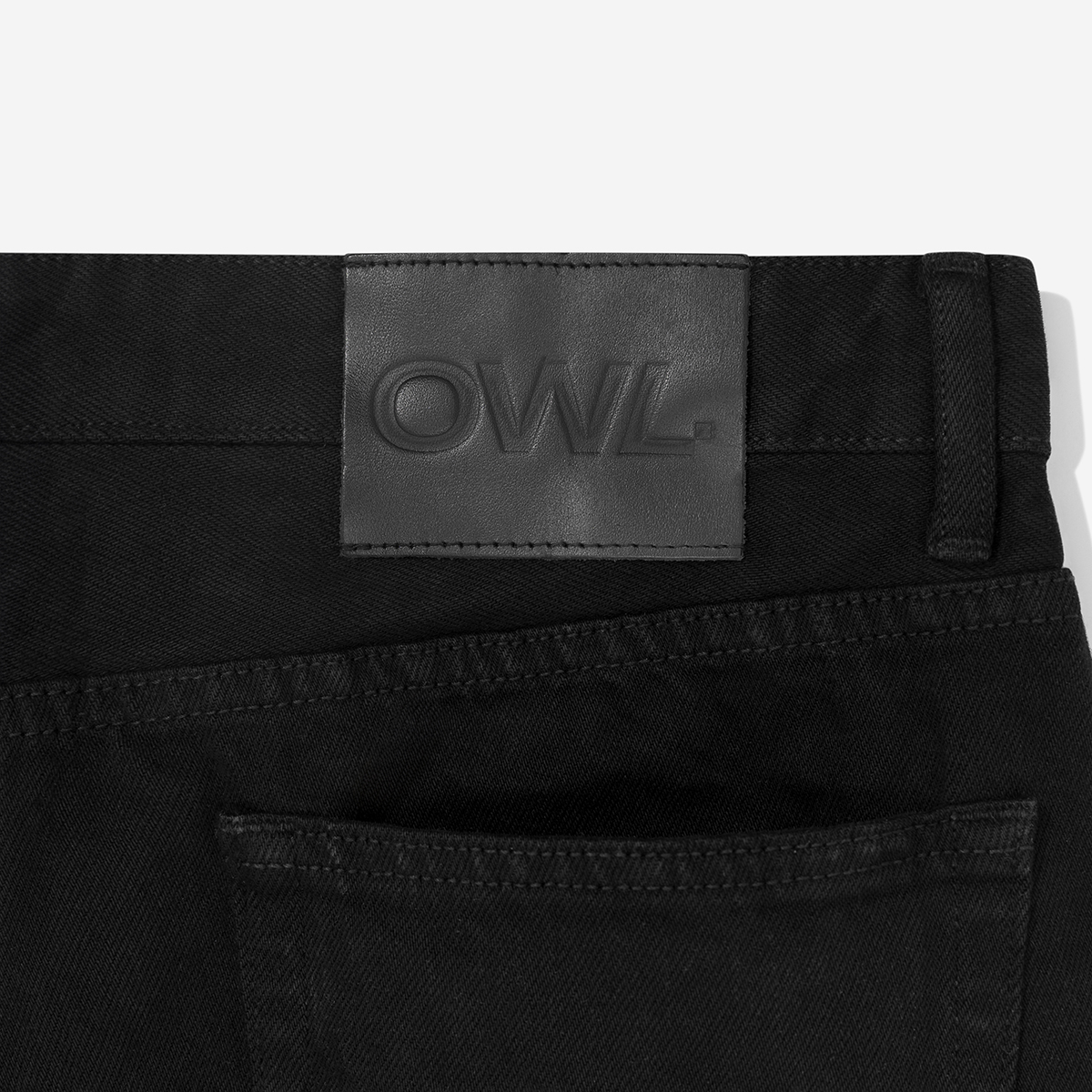 Quần jean nam Owlbrand Relax/Đen