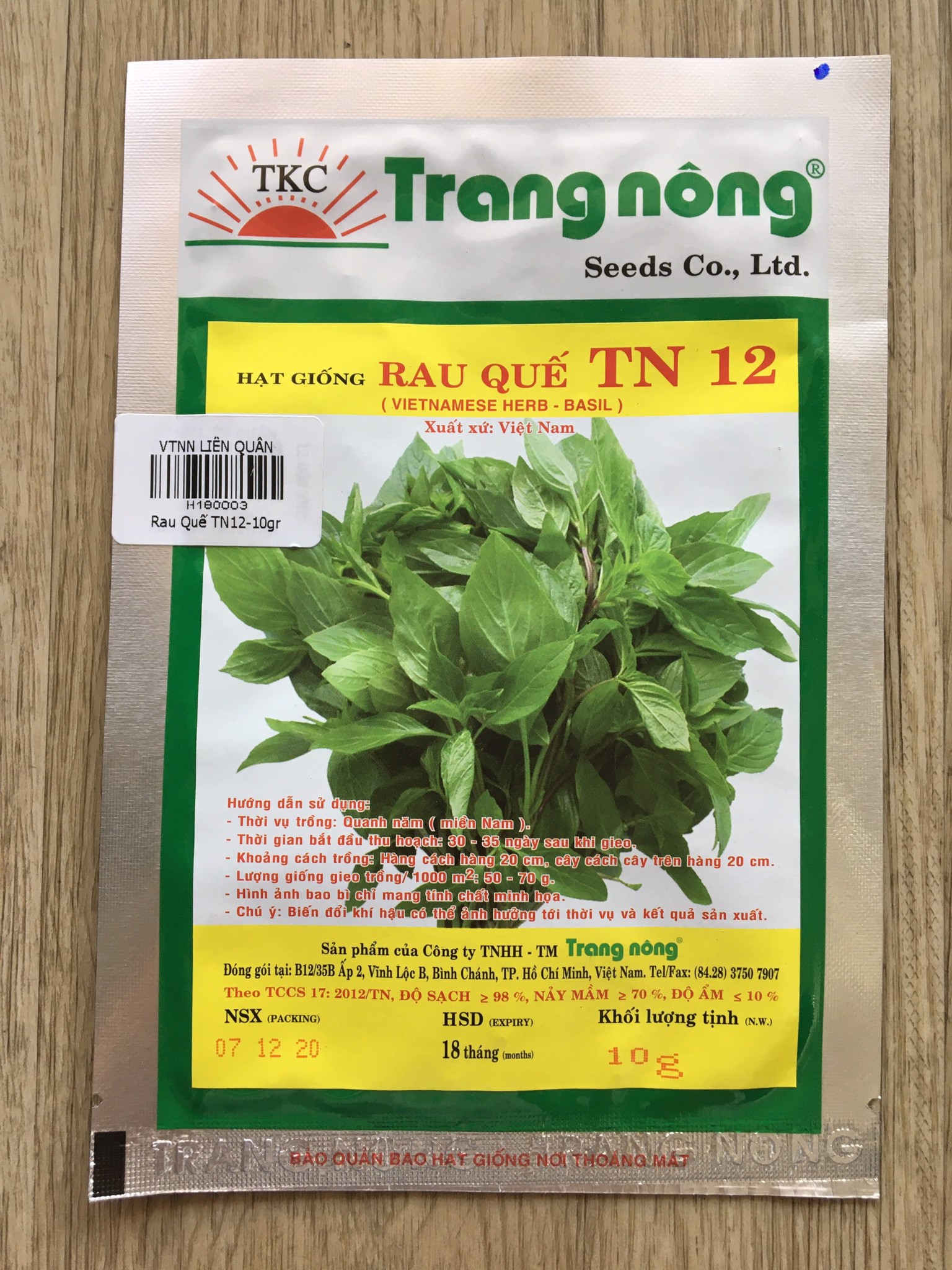 Rau Quế TN12
