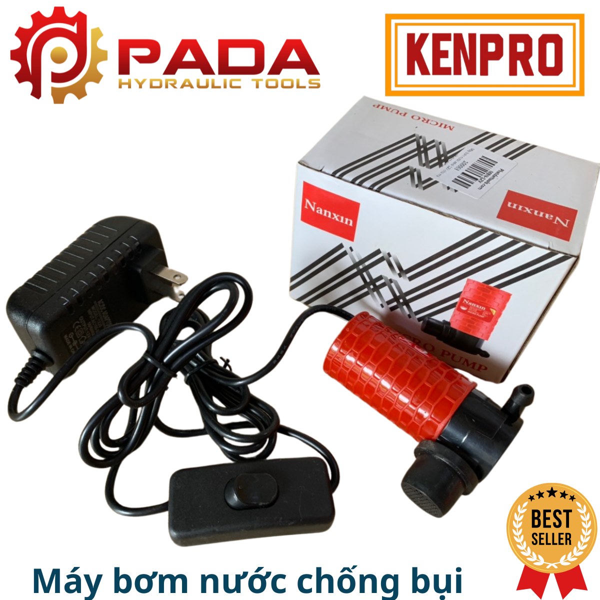Máy bơm nước chống bụi cho máy cắt rãnh tường-Bơm mini 12V