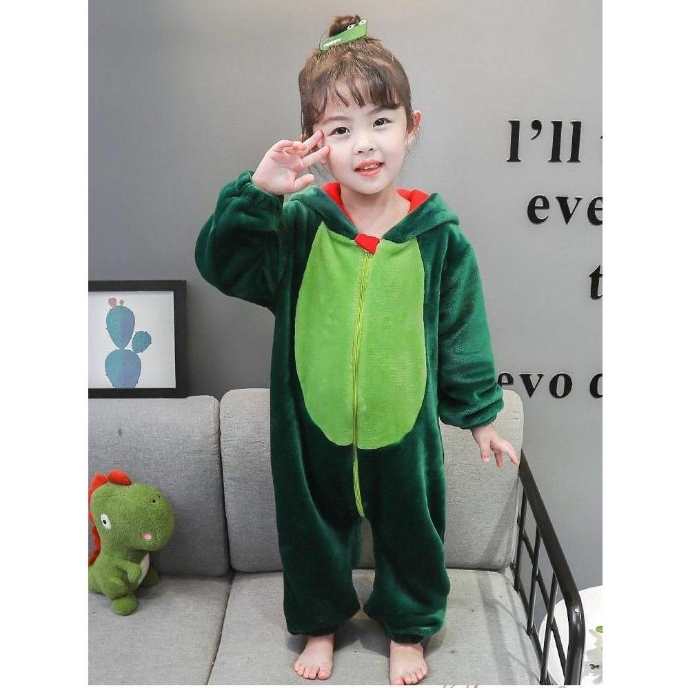 Bộ bông khủng long xanh cho bé yêu