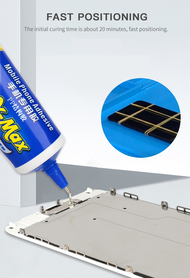 Keo X-MAX PP mechanic dán khung ron màn hình điện thoại
