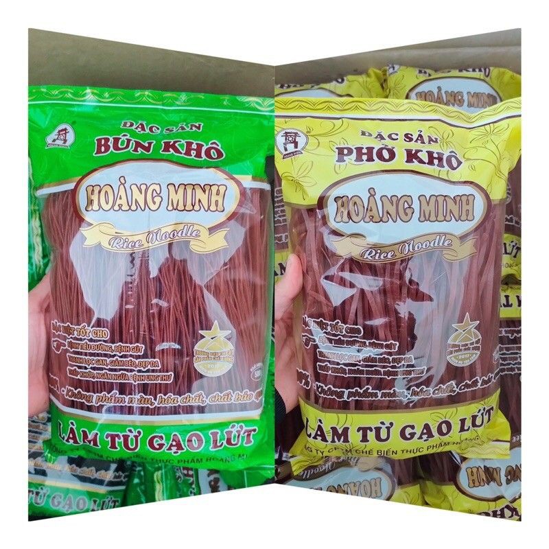 500g Bún/Phở gạo lứt đỏ Eatclean