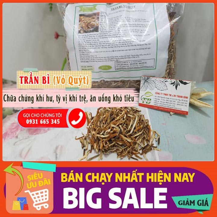 Trần bì khô loại cao cấp hàng cty 1kg - thảo dược thanh bình