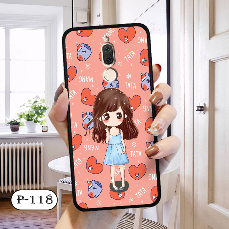 Ốp nhám hoạt hình Huawei Nova 2i