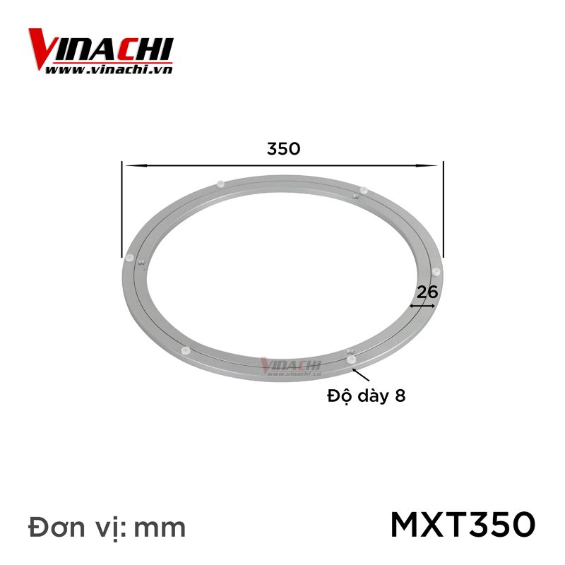Mâm xoay tròn kiểu 1