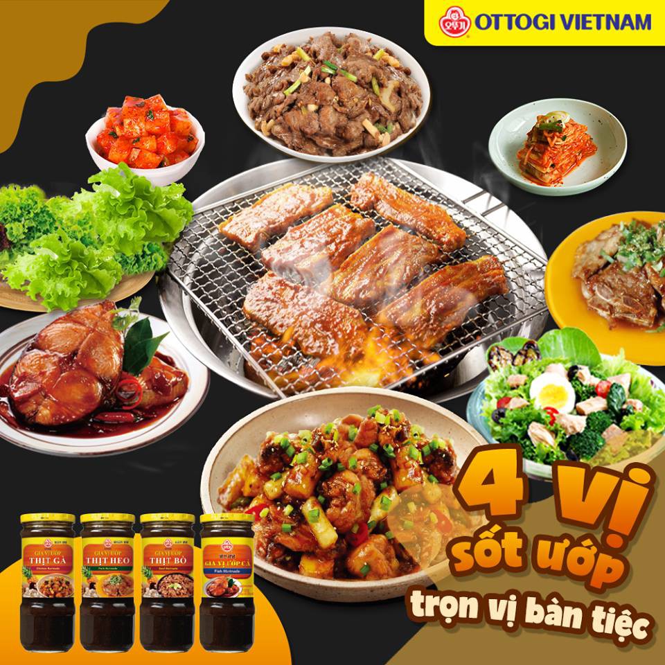 GIa vị ướp thịt Heo Bò Gà OTTOGI 240g