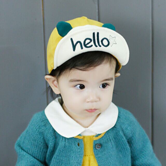 Mũ Lưỡi trai Hello - Mũ Đội cho bé yêu