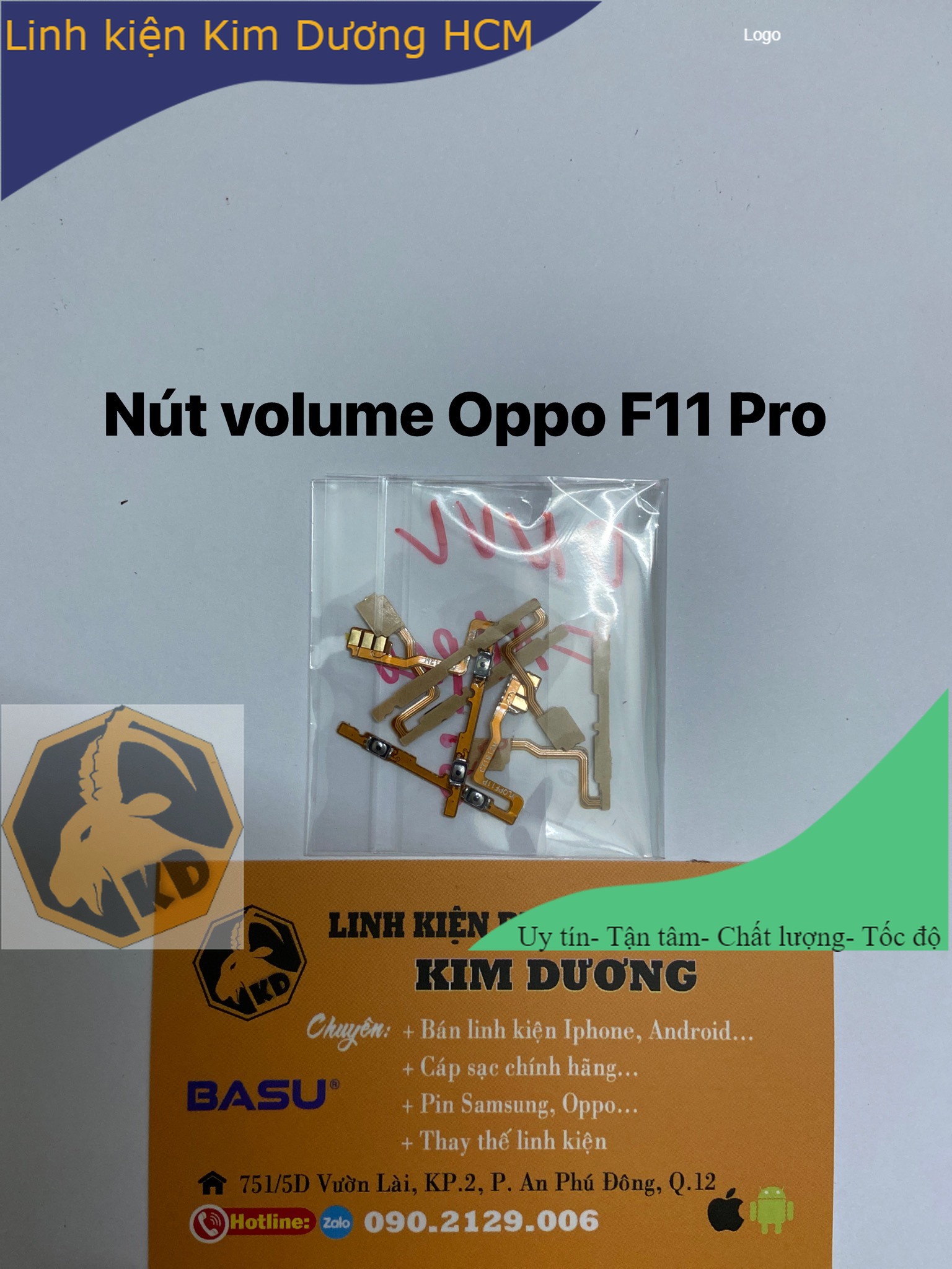 [HCM]Dây nút volume Oppo F11 pro