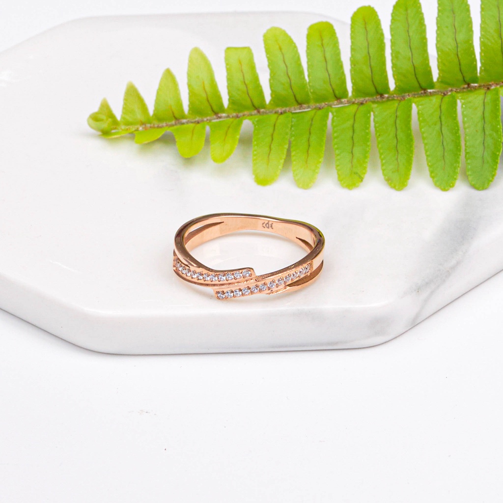 Nhẫn CDE Spiral Duo Ring Rose Gold CDE8015RG