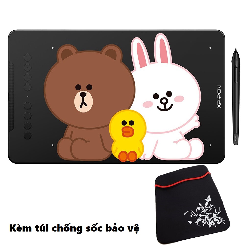 Bảng vẽ máy tính XP-Pen Deco 01 V2 hỗ trợ kết nối với điện thoại Andoird - Bảng vẽ đồ họa XP Pen 01 v2 kèm bút vẽ không cần pin - Bảng vẽ đồ họa cao cấp
