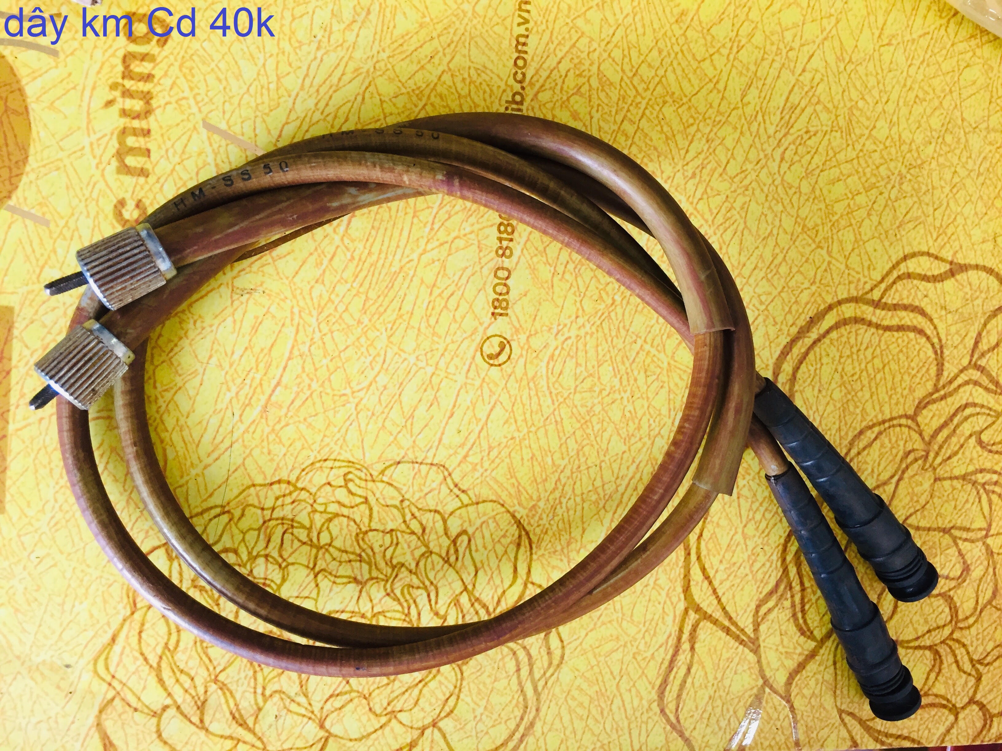dây km giả zin ngã vàng cho xe cd-cl