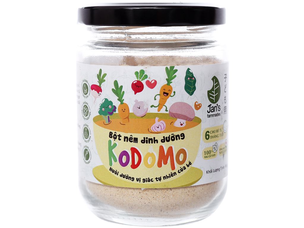 Hạt nêm Kodomo 90g cho bé ăn dặm. Date 2025