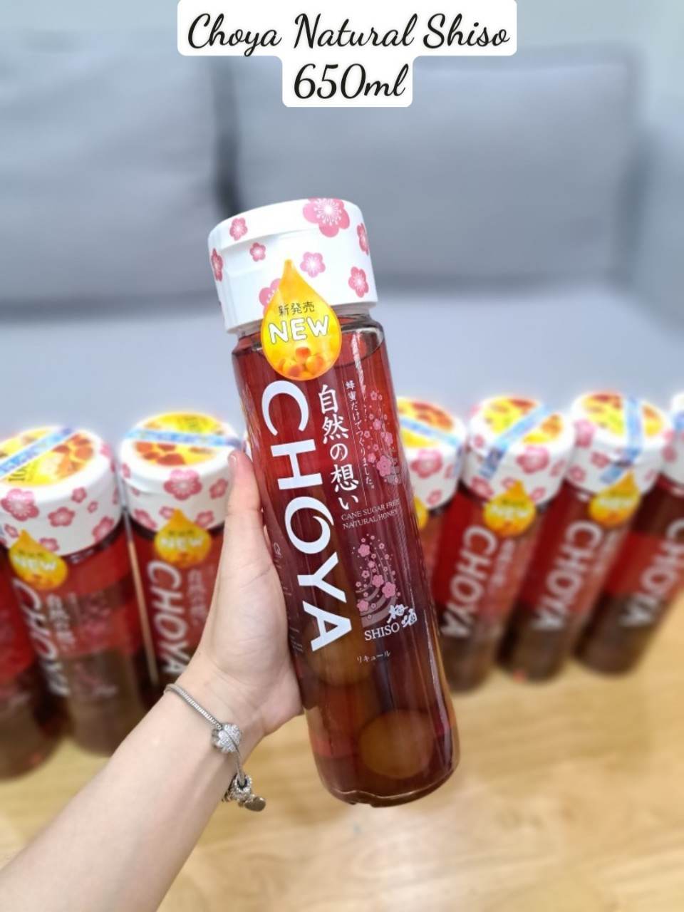 Nước mơ choya natural shiso 650ml