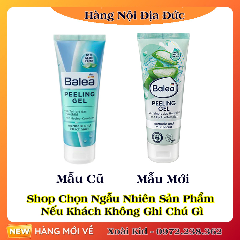 [Hàng nội địa Đức Đủ Bill]Tẩy da chết mặt Balea 75ml