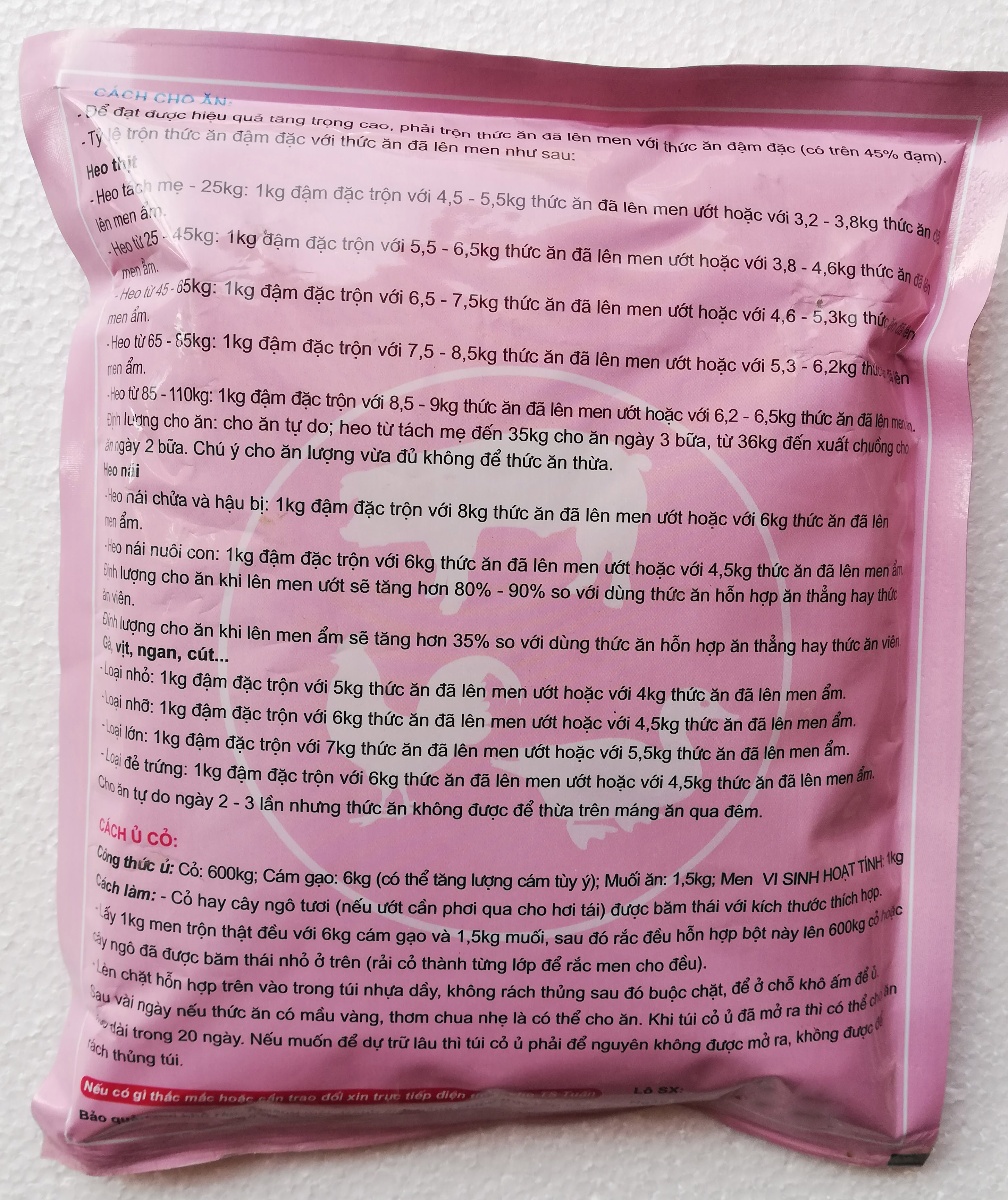 7 gói Men ủ vi sinh hoạt tính 500g