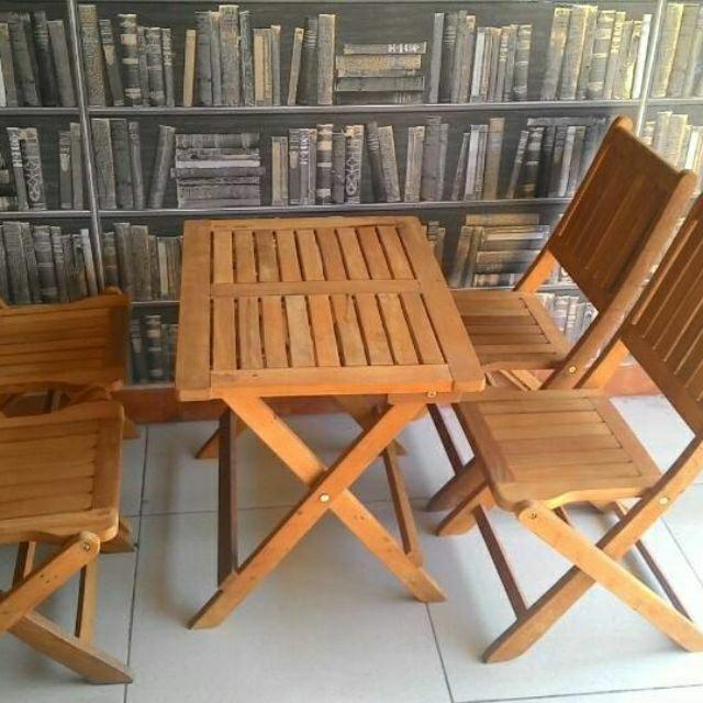 BÀN CAFE NGOÀI TRỜI XẾP GỌN