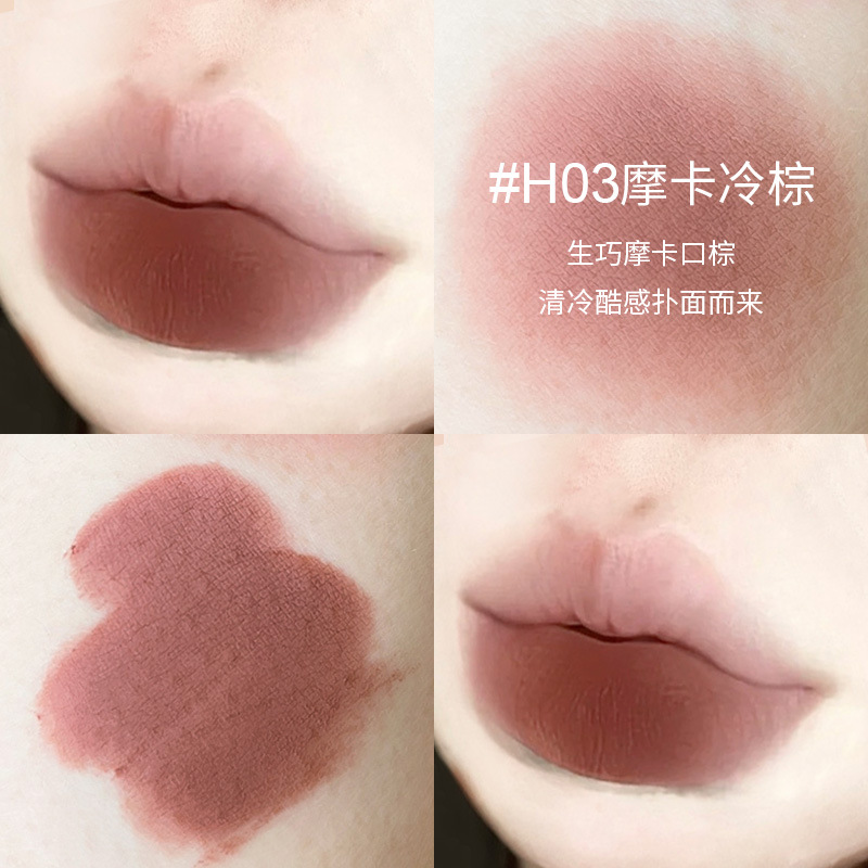 Son kem lì hold live aurora silty mud mist lip glaze hl650 - holdlive