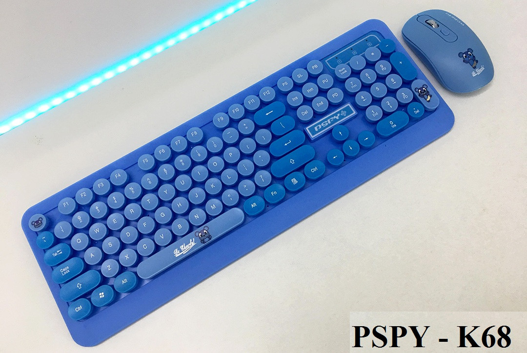 Bộ Bàn Phím Và Chuột Không Dây PSPY K68