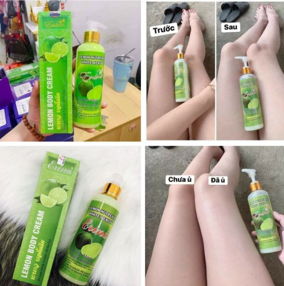 Sữa tắm trắng chanh Erina Thái Lan