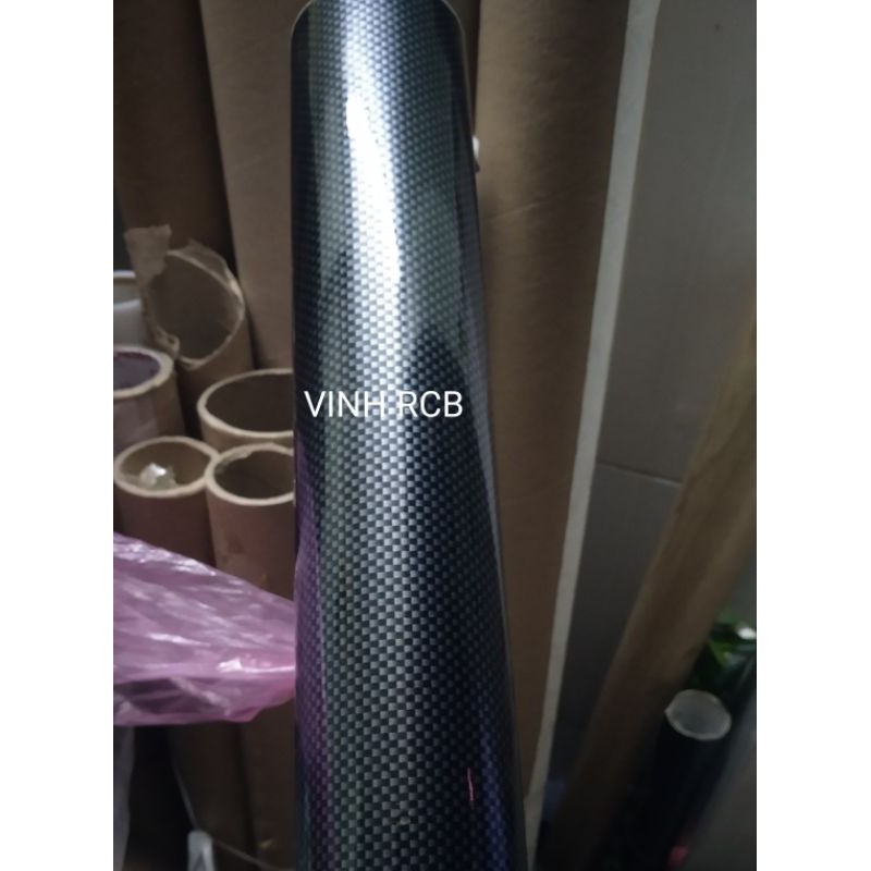 decal cacbon vân sọc caro đen bóng rộng 60cm loại 1 dán trang trí xe máy ôtô keo dính tốt dễ dán