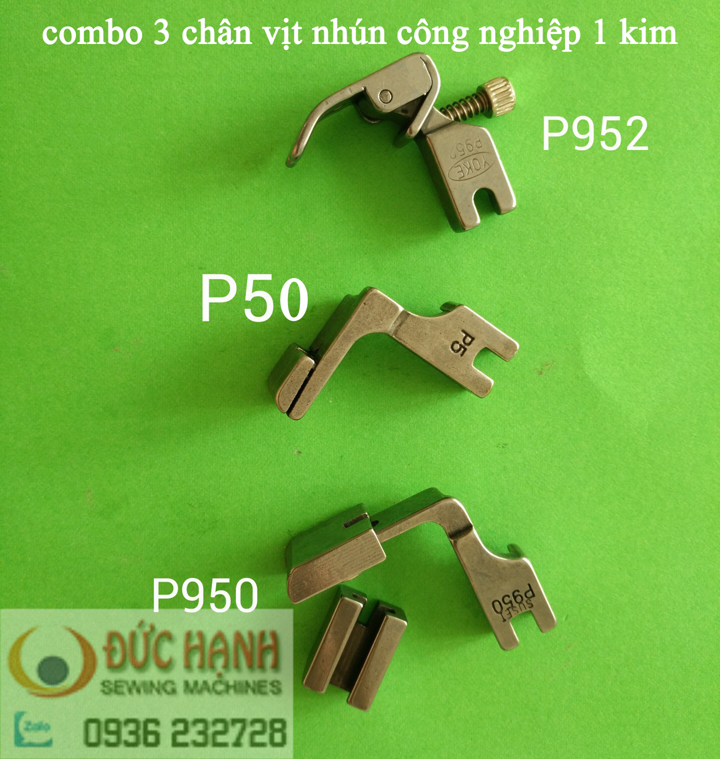 COMBO CHÂN VỊT NHÚN MÁY CÔNG NGHIỆP 1 KIM