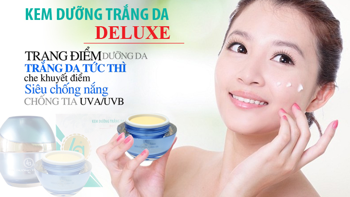 kem dưỡng trắng da mặt DELUXE LA