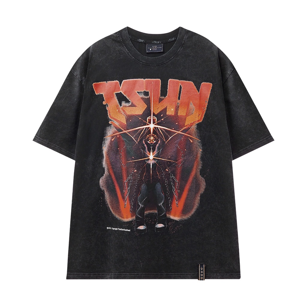 Áo thun tsun chains breaker wash tee