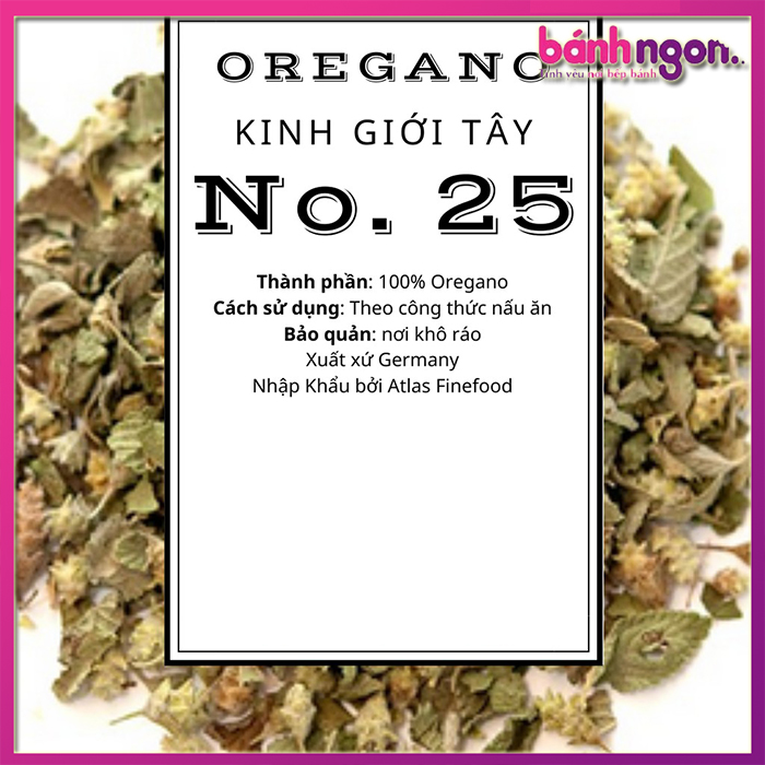 50G Lá Thơm Khô Oregano - Kinh Giới Tây Uớp Gà KFC,PIZZA