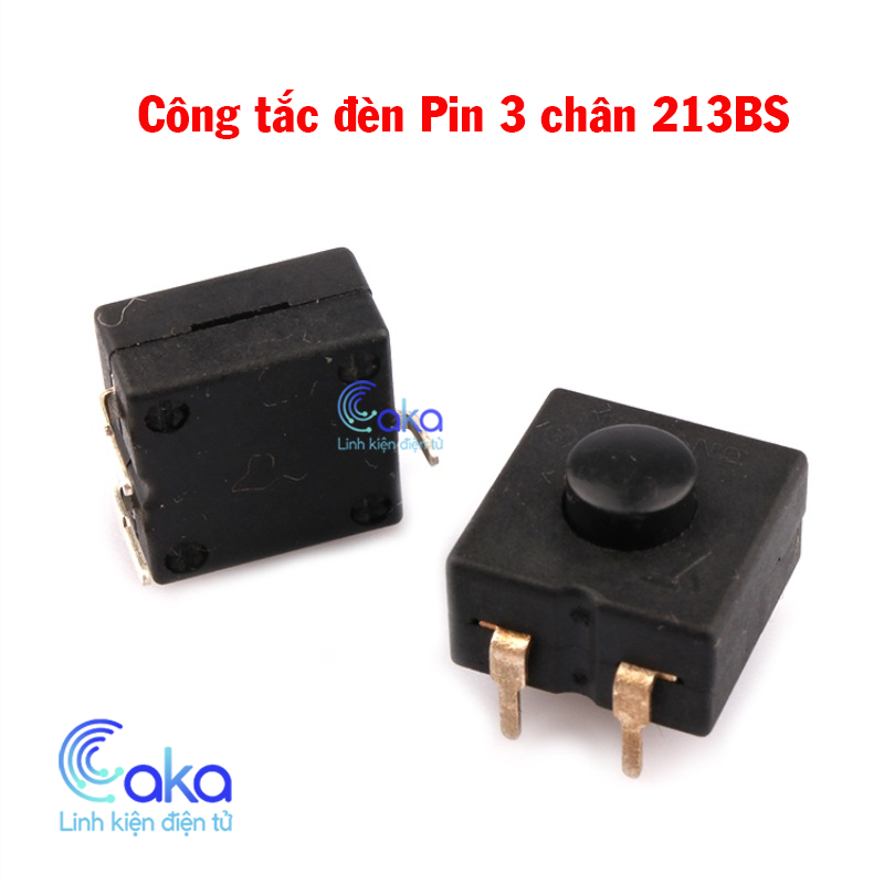 Công Tắc Đèn Pin 3 Chân V2 213BS 12x12mm Nhấn Giữ Mini