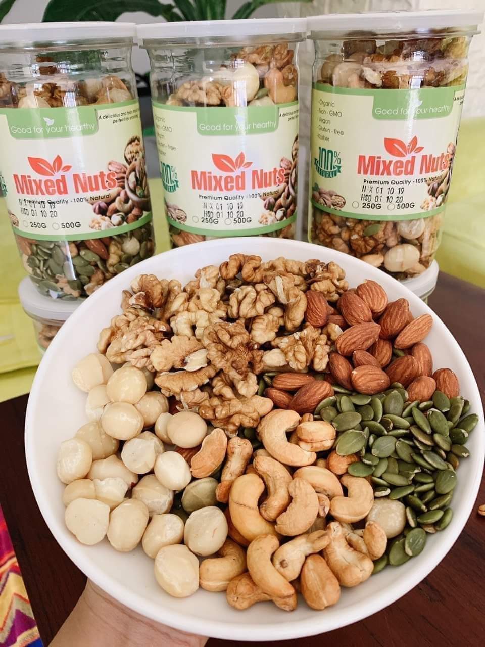 Mixed nuts - 5 loại hạt dinh dưỡng 500g