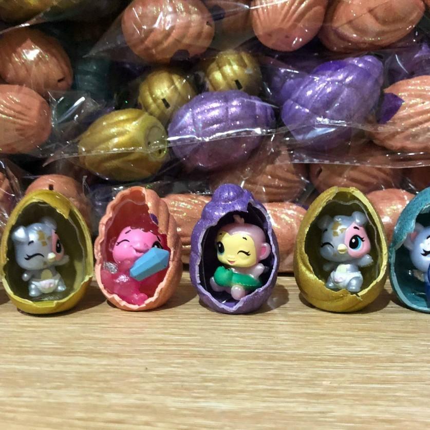 SET 10 QUẢ TRỨNG HATCHIMALS HOA SÒ