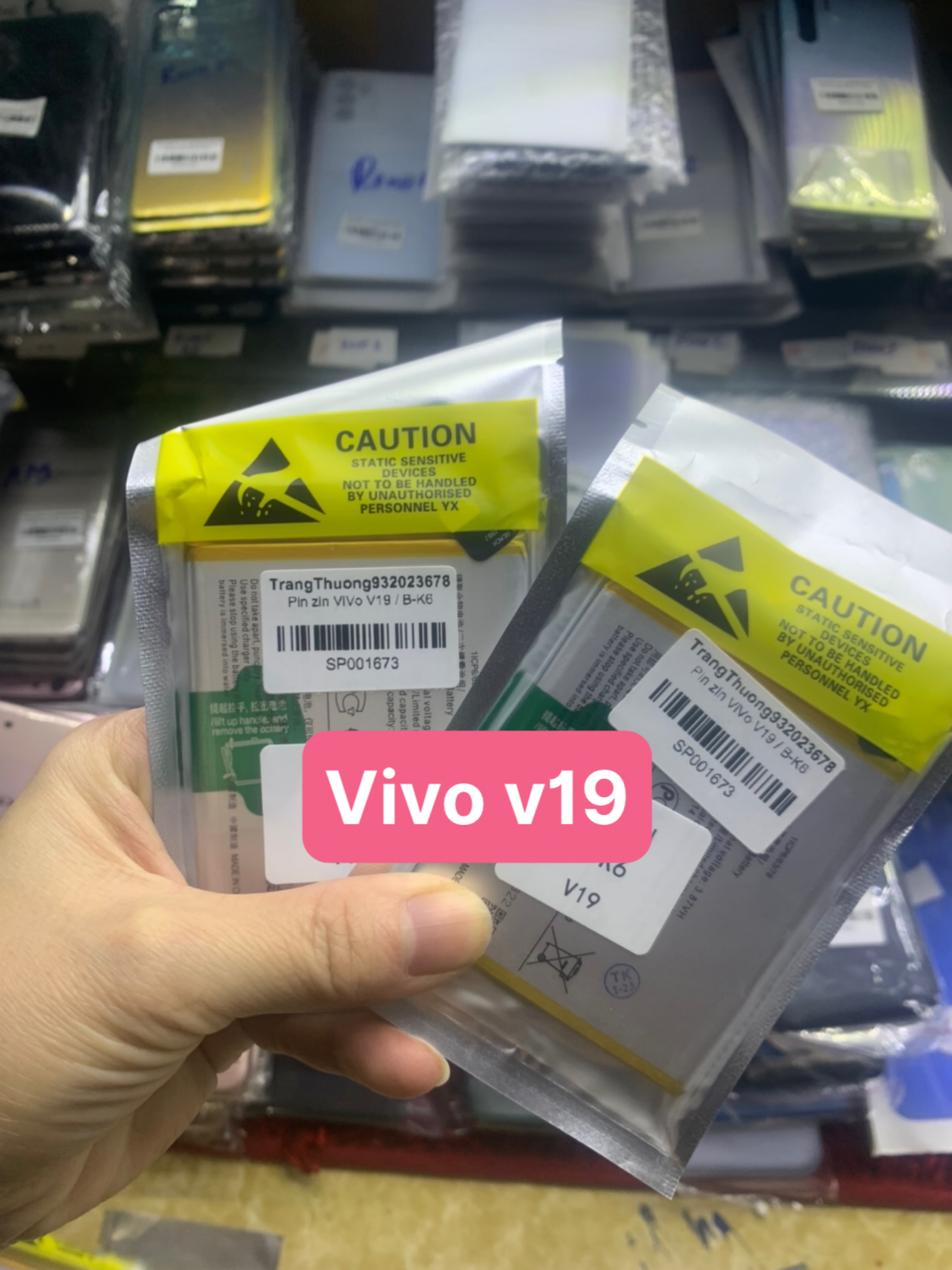 Pin zin mới điện thoại vivo v19 /v19 neo/ vivo 1919 b k6 4390mah có bảo hành