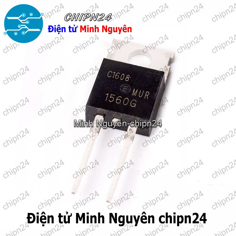 [2 con] (DIP) Diode MUR1560 TO-220 15A 600V (MUR1560G MUR 1560) [Diode Schottky] - HH001495